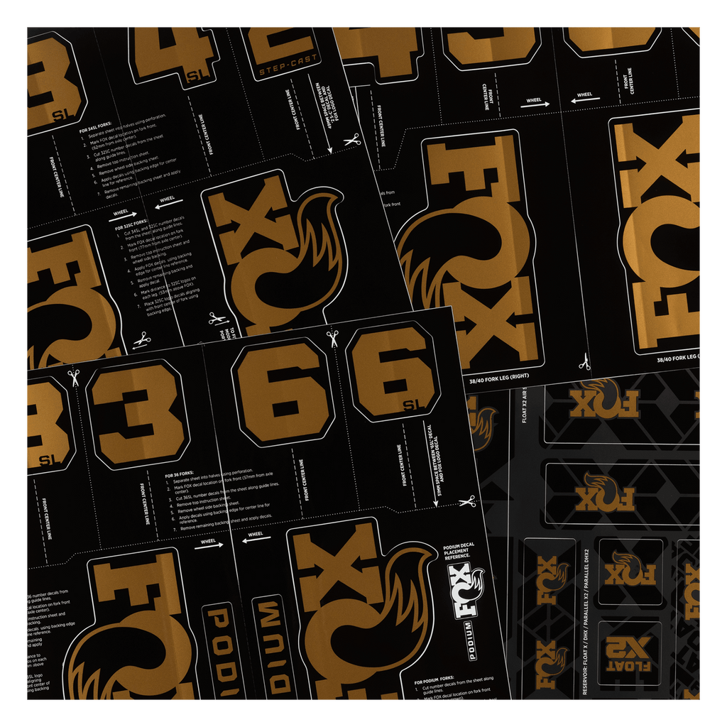 Suspension Decal Kit