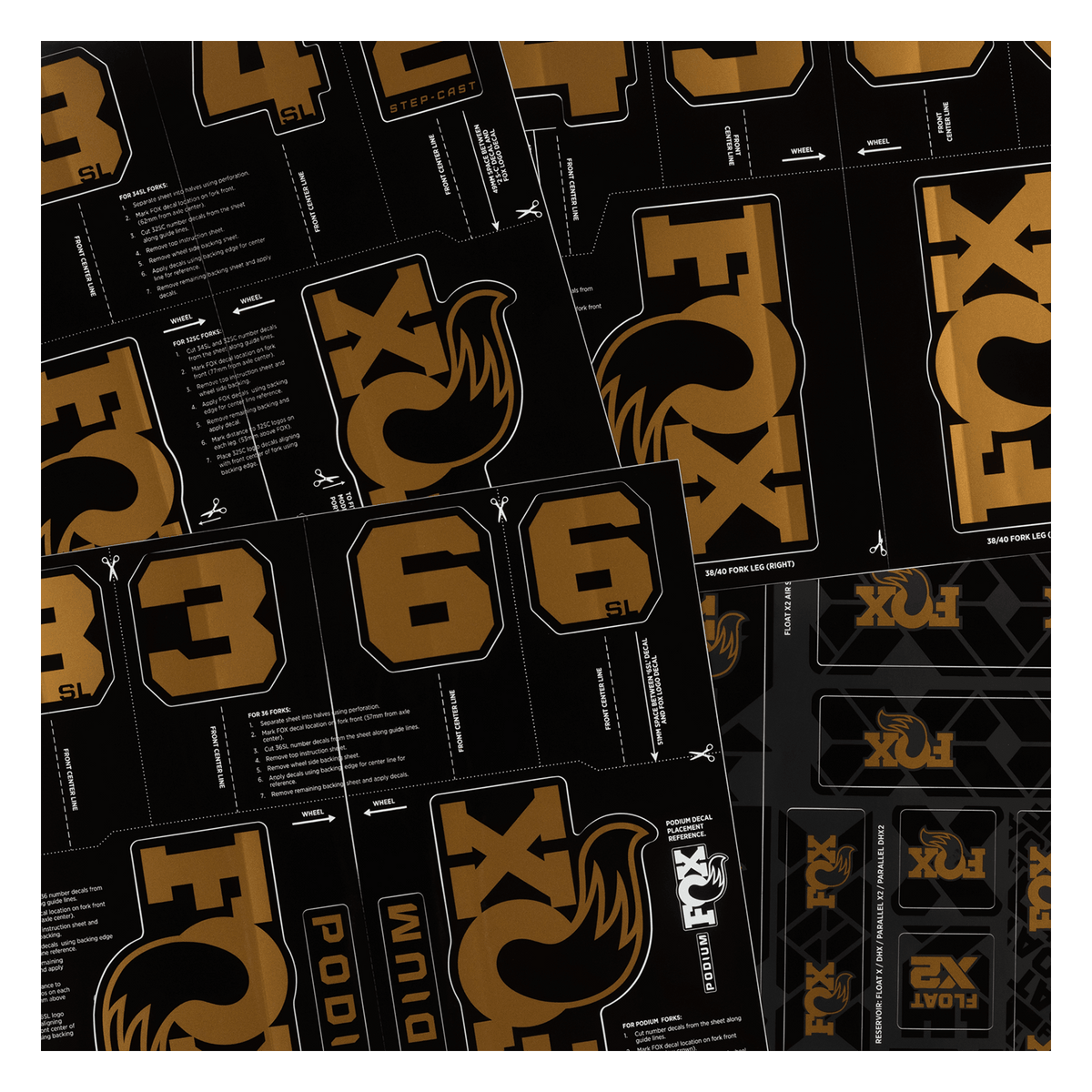 Suspension Decal Kit