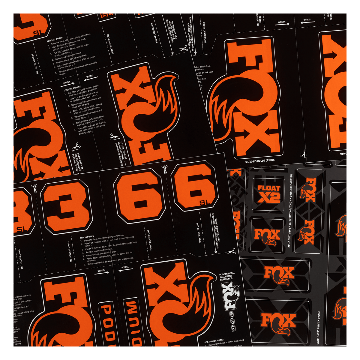 Suspension Decal Kit