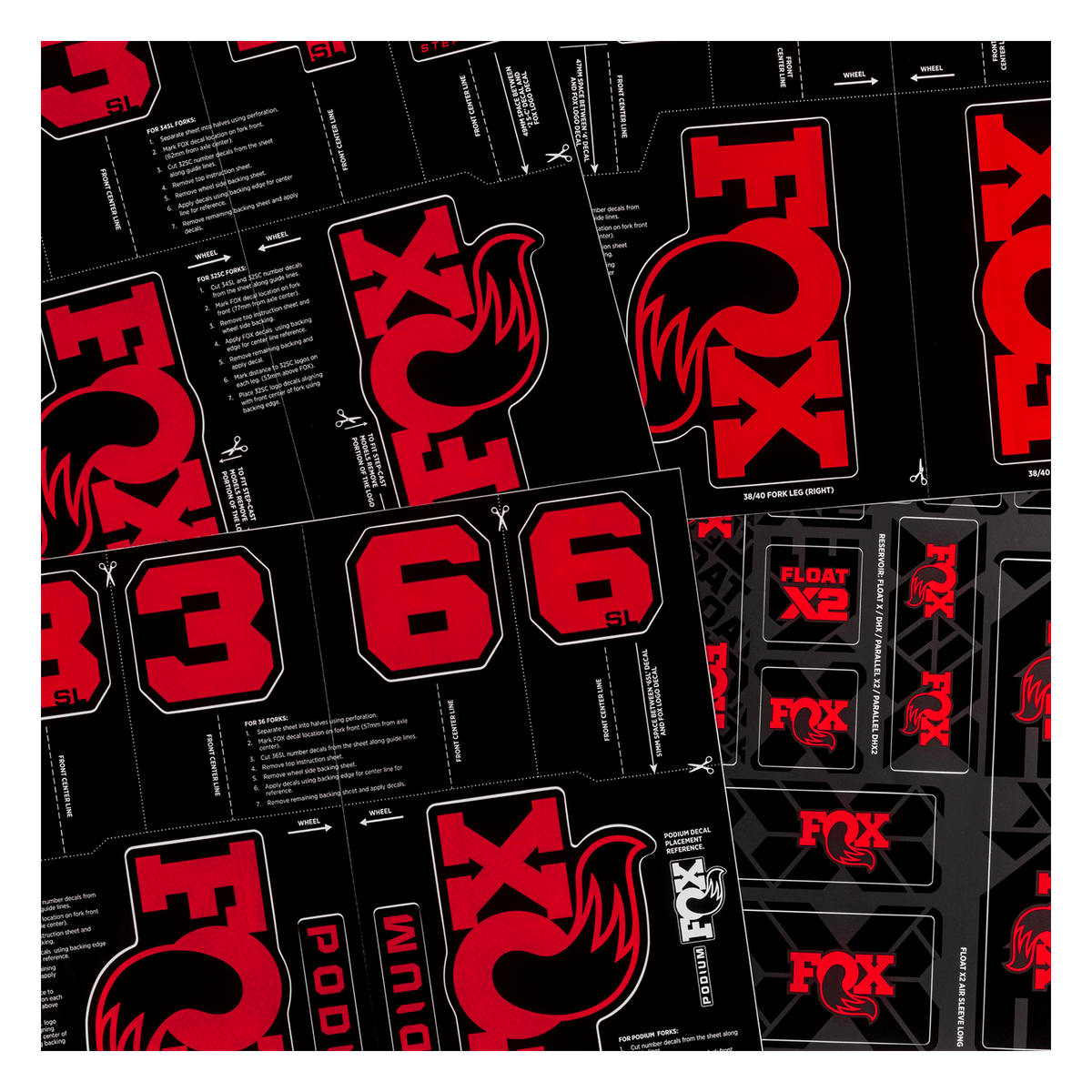 Suspension Decal Kit