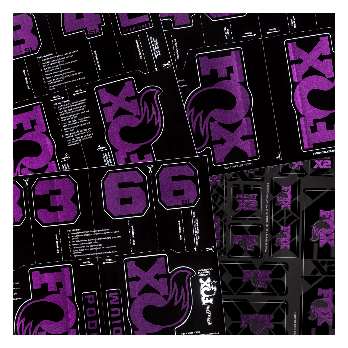 Suspension Decal Kit