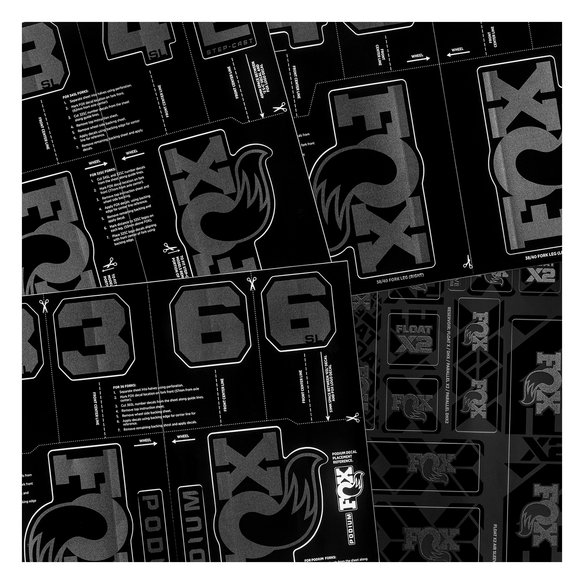 Suspension Decal Kit
