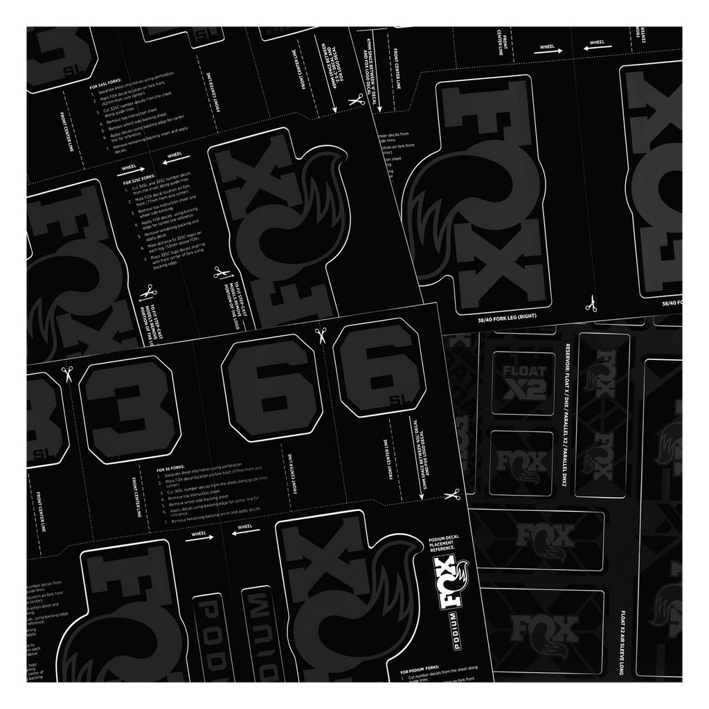 Suspension Decal Kit