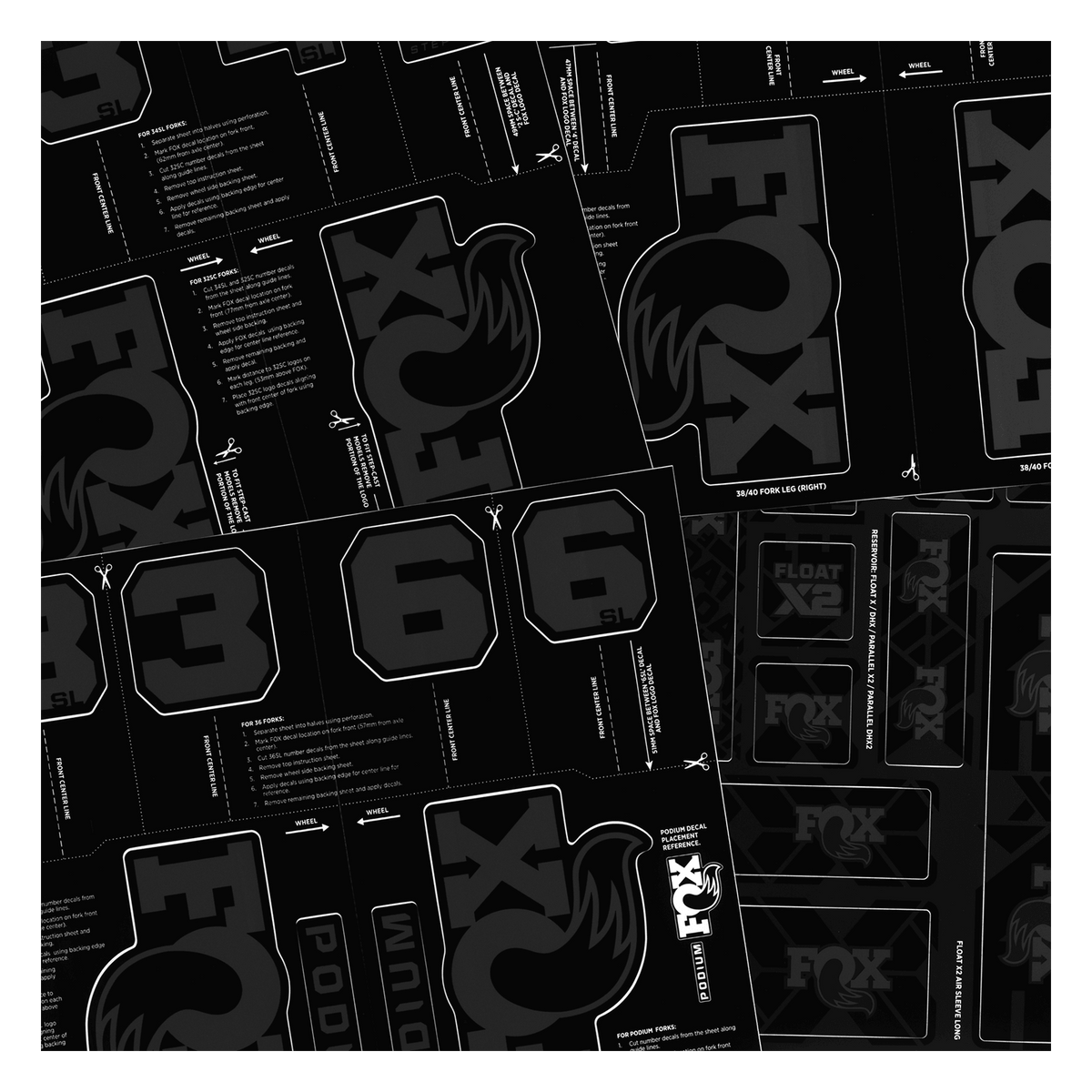 Suspension Decal Kit