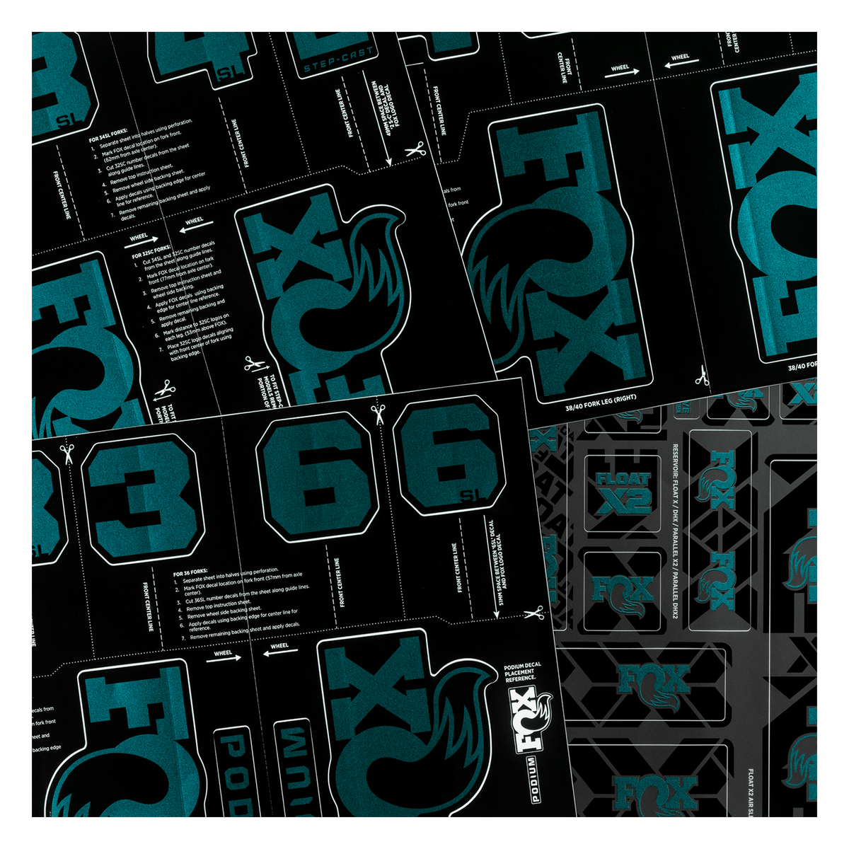 Suspension Decal Kit