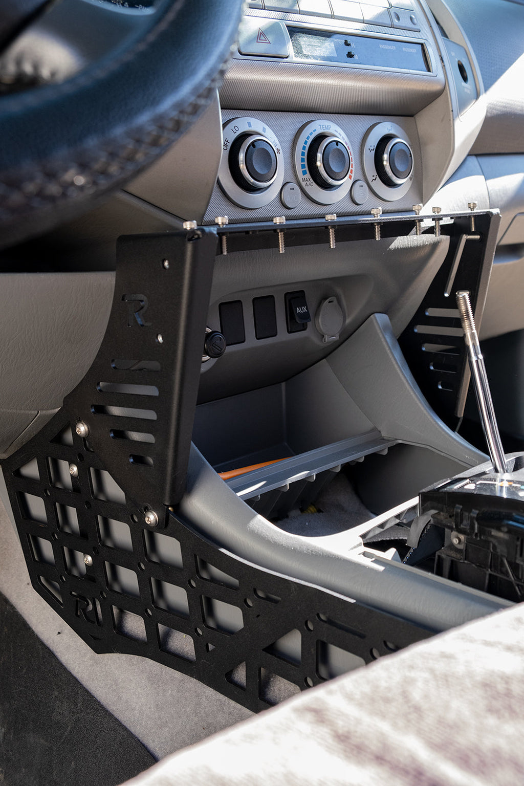 2005-2015 2nd Gen Toyota Tacoma Center Console Molle Storage Panel