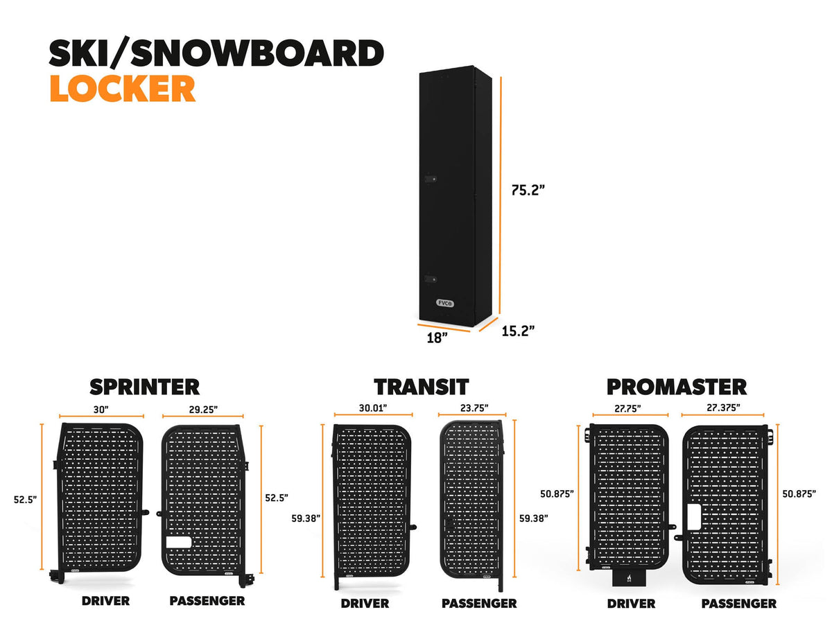 Adventure Van Ski & Snowboard Locker