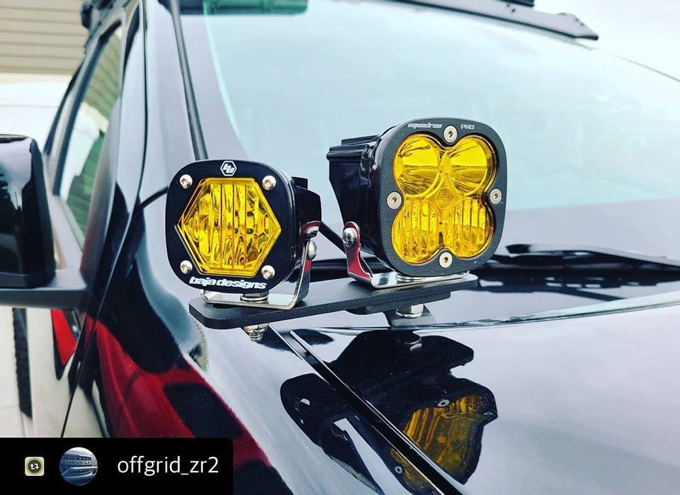 Ditch Light Bracket Extensions | Pair