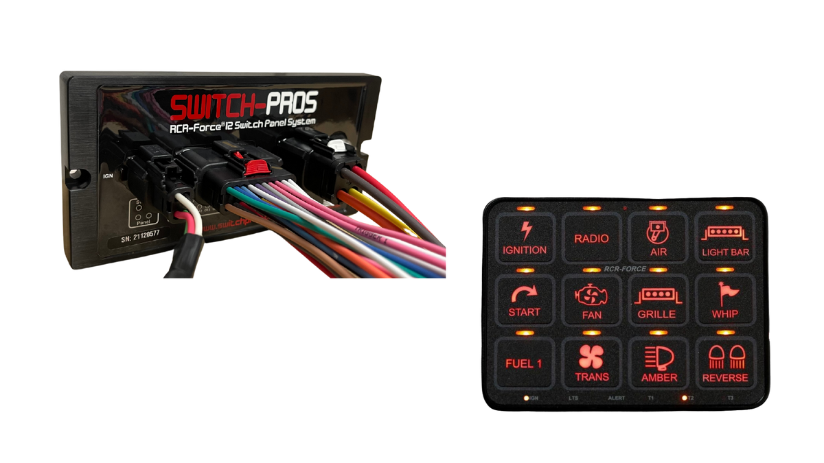 RCR-FORCE 12  Switch Complete Vehicle Wiring System By SWITCH PROS