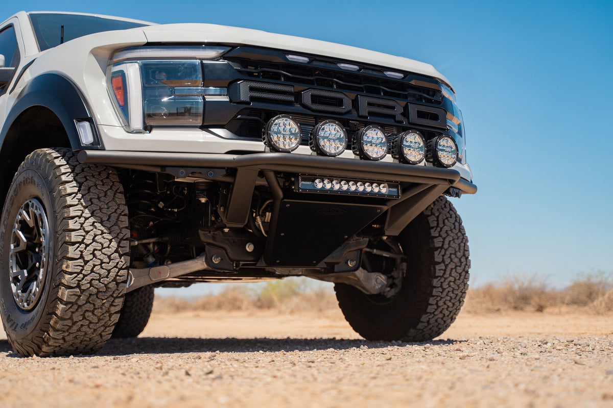 2021+ Ford F-150 Raptor Pro Plus Frame Cut Front Bumper | 20-inch Light Bar