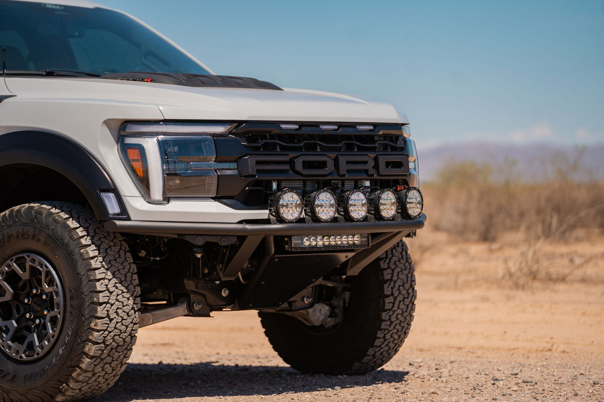 2021+ Ford F-150 Raptor Pro Plus Frame Cut Front Bumper | 20-inch Light Bar
