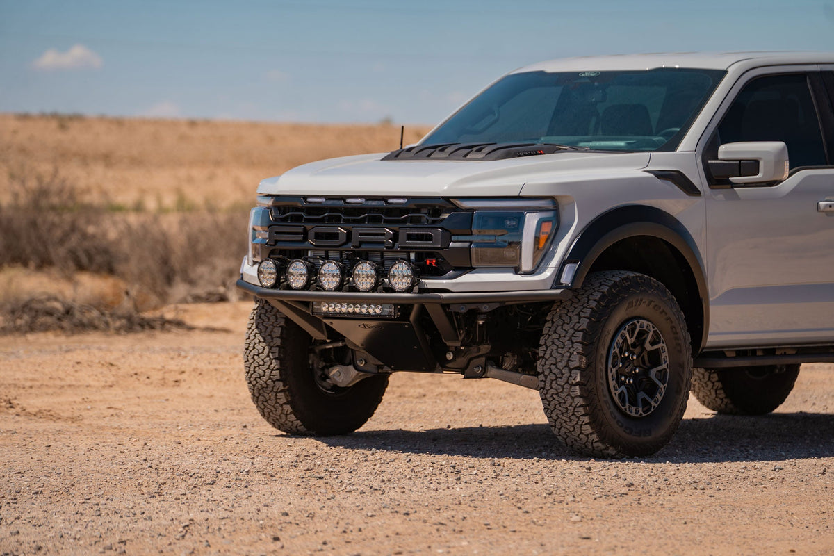 2021+ Ford F-150 Raptor Pro Plus Frame Cut Front Bumper | 20-inch Light Bar