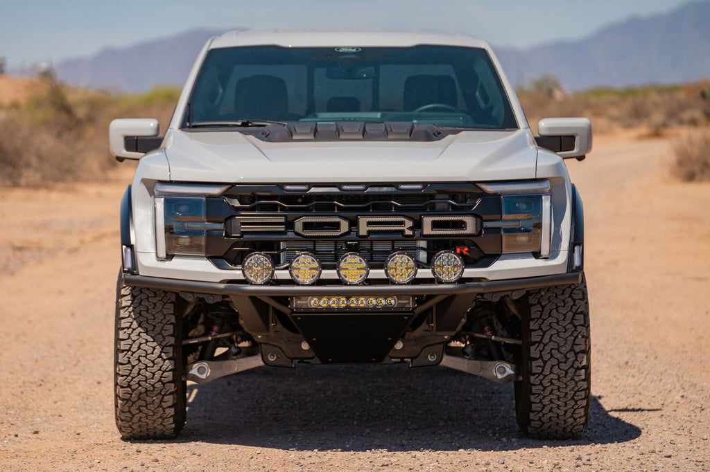 2021+ Ford F-150 Raptor Pro Plus Frame Cut Front Bumper | 20-inch Light Bar