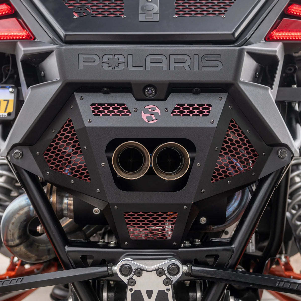 Polaris RZR Pro R Rear Exhaust Grille Cover