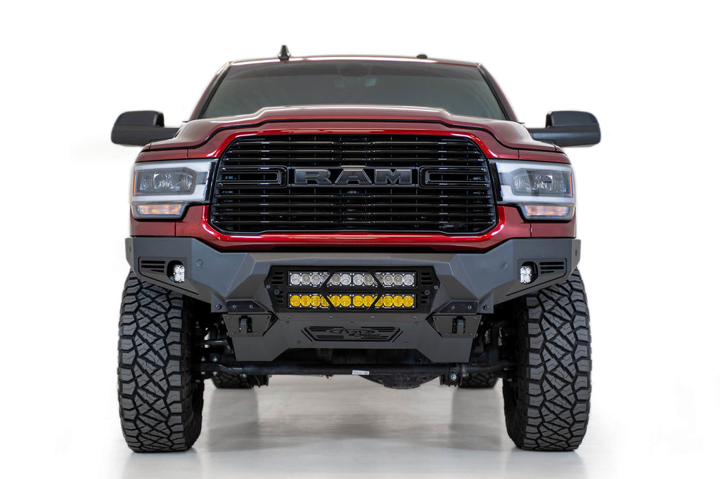 2019-2024 RAM 2500/3500 Bomber Front Bumper (Dual 20 Inch Lights)