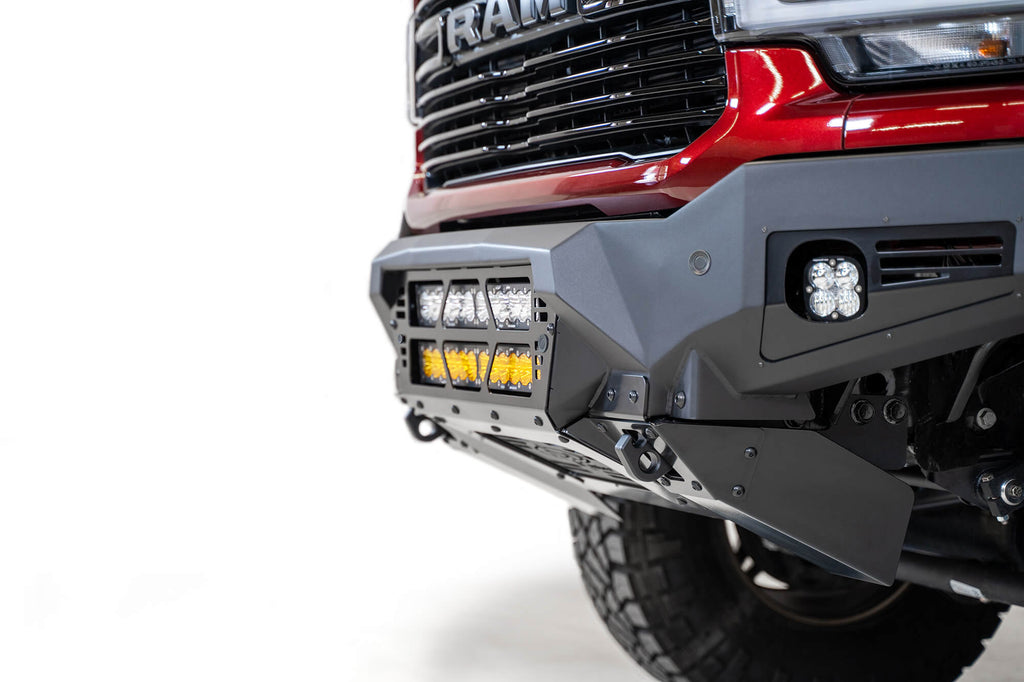 2019-2024 RAM 2500/3500 Bomber Front Bumper (Dual 20 Inch Lights)