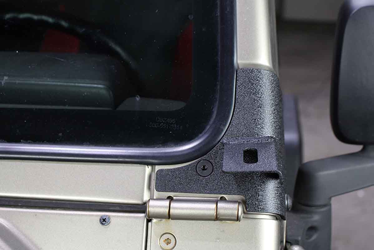 Fishbone Offroad Windshield Light Bracket for 1997-2006 Jeep Wrangler FB21031
