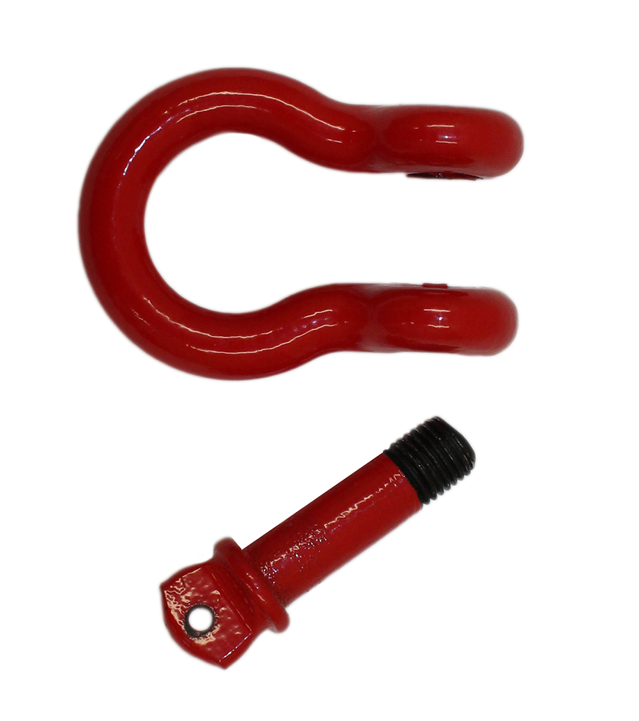 Fishbone Offroad Red 3/4 in. D-Ring Set FB21038