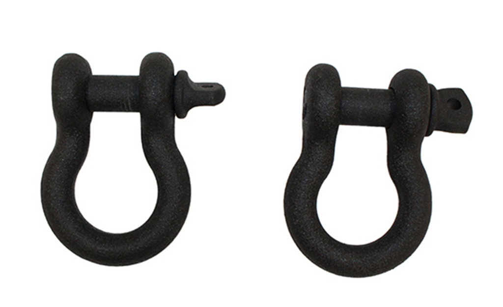Fishbone Offroad Black 3/4 in. D-Ring Set FB21039