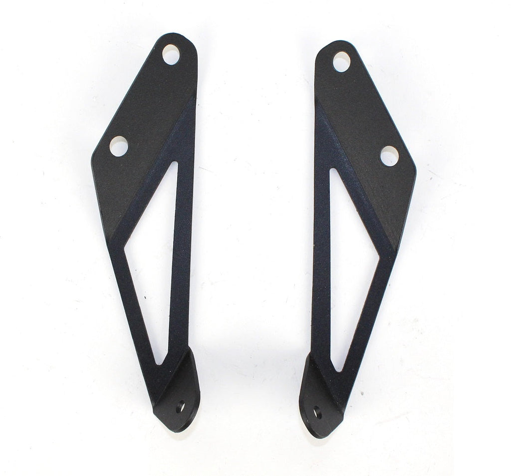 Fishbone Offroad Hood Light Mount Brackets for 2007-2018 Jeep Wrangler FB21066