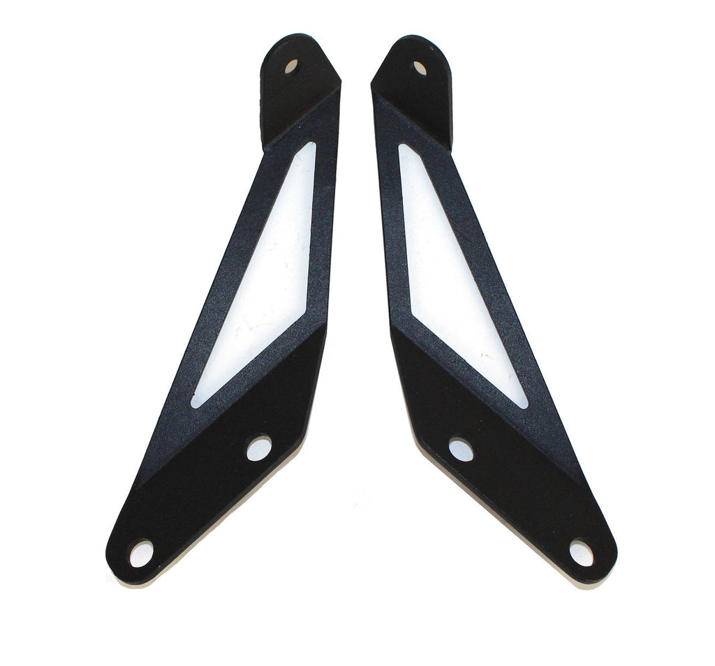 Fishbone Offroad Hood Light Mount Brackets for 2007-2018 Jeep Wrangler FB21066