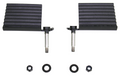 Fishbone Offroad Foot Peg Set for 1976-2006 Jeep CJ, Wrangler YJ, TJ & LJ FB21078