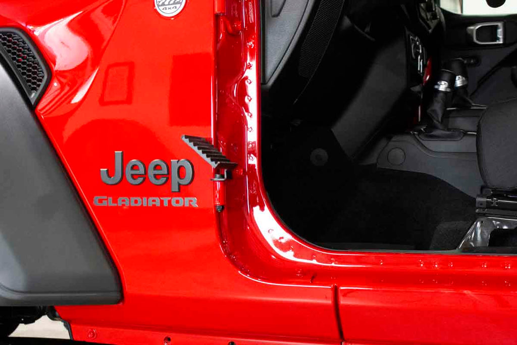 Fishbone Offroad Foot Peg Set for 2018 & Up Jeep Wrangler JL/Wrangler Unlimited JLU, 2020 & Up Jeep Gladiator JT FB21082