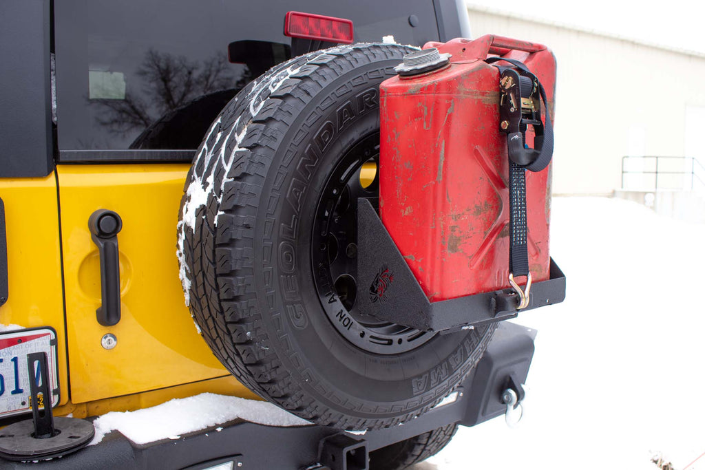 Fishbone Offroad Spare Tire Jerry Can Mount FB21276