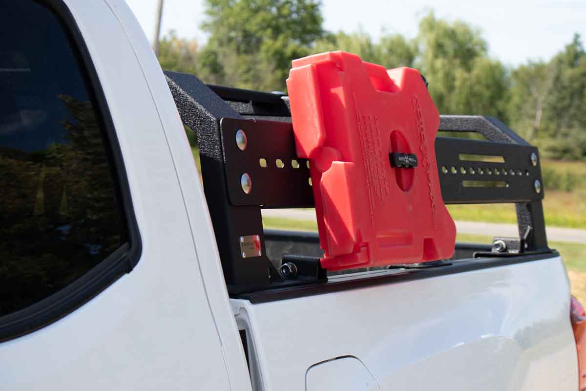 Fishbone Offroad Short Bed Half Height Tackle Rack for 2005-2023 Toyota Tacoma FB21244