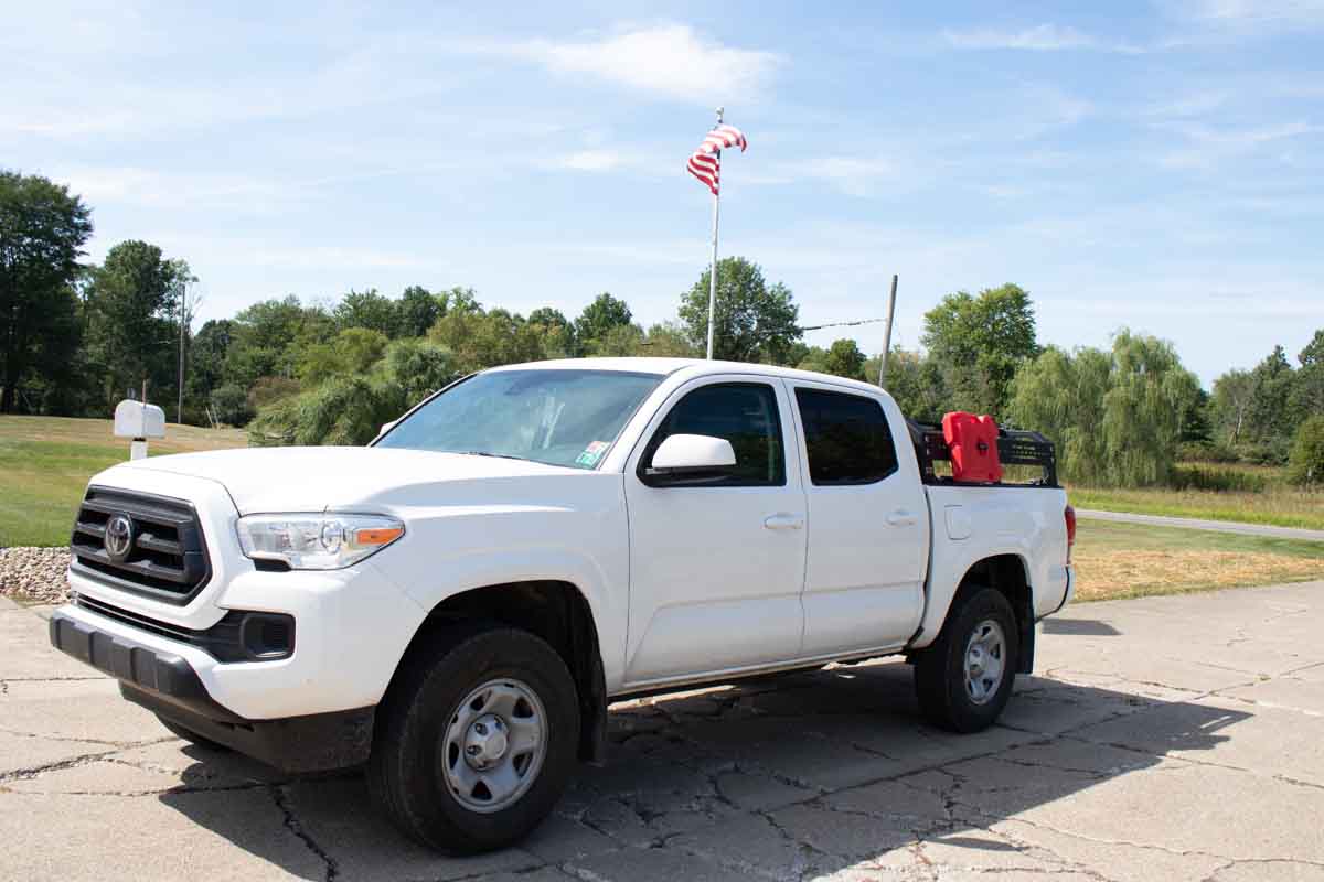 Fishbone Offroad Short Bed Half Height Tackle Rack for 2005-2023 Toyota Tacoma FB21244