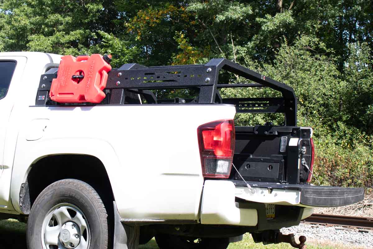 Fishbone Offroad Short Bed Half Height Tackle Rack for 2005-2023 Toyota Tacoma FB21244