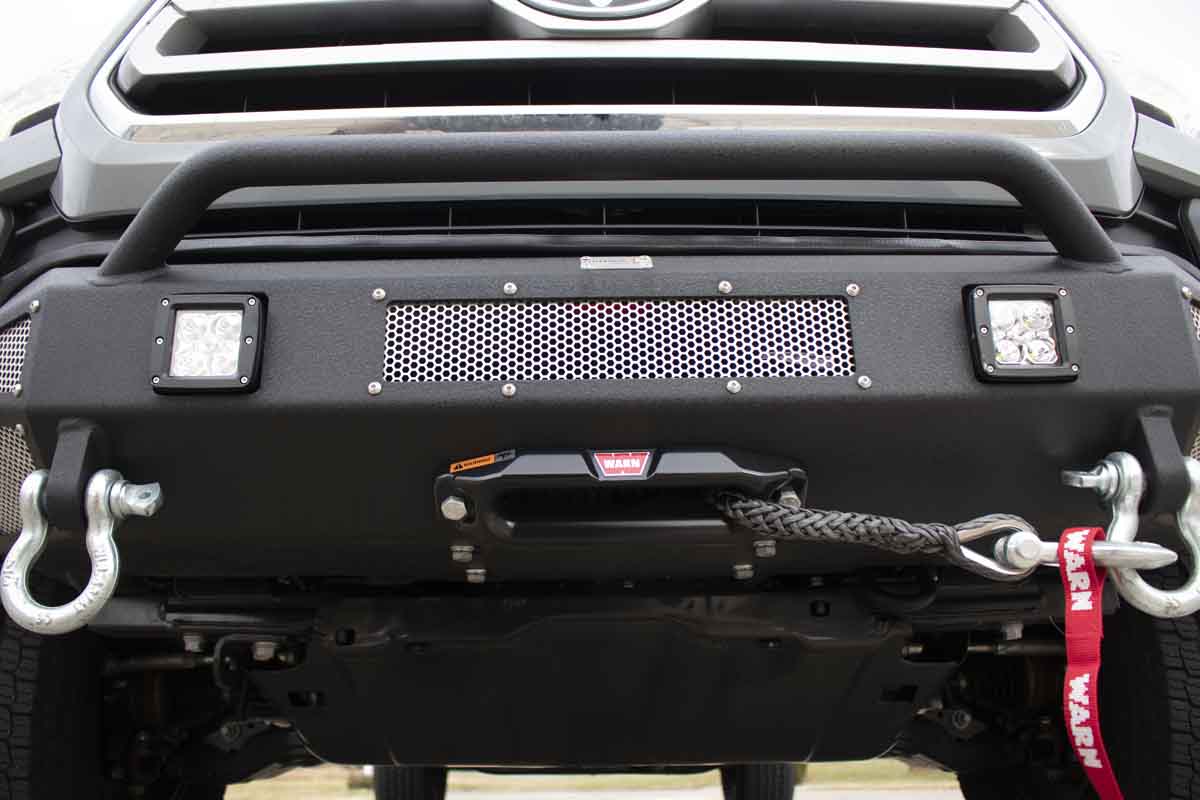 Fishbone Offroad Center Stubby Winch Bumper for 2016-2023 Toyota Tacoma FB21311