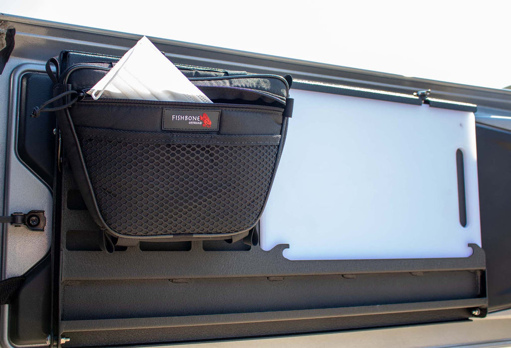 Fishbone Offroad Tailgate Table for 2007 & Up Jeep Wrangler/2021 & Up Ford Bronco FB21358