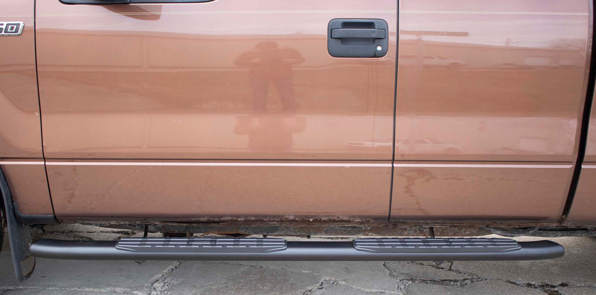 Fishbone Offroad Oval Side Steps for 2009-2014 Ford F-150 EXTENDED SUPER CAB FB21377
