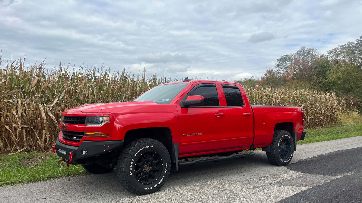 Fishbone Offroad Oval Side Steps for 2014-2019 GM Pickups FB21382