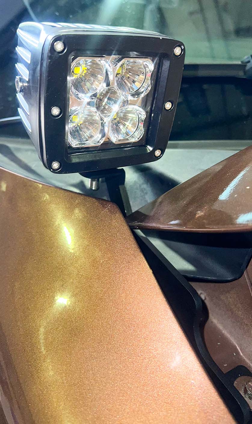 Fishbone Offroad Hood Light Pod Bracket for 2004-2014 Ford F-150 and 2010-2014 Ford Raptor FB21398