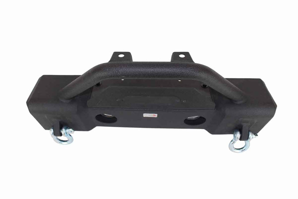 Fishbone Offroad Stubby Winch Bumper with Tube Guard for 2007-2018 Jeep Wrangler FB22001