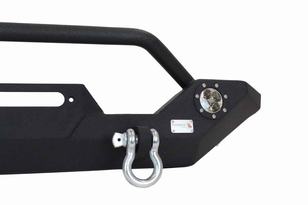 Fishbone Offroad Front Winch Bumper with LED's for 1987-2006 Jeep Wrangler FB22016