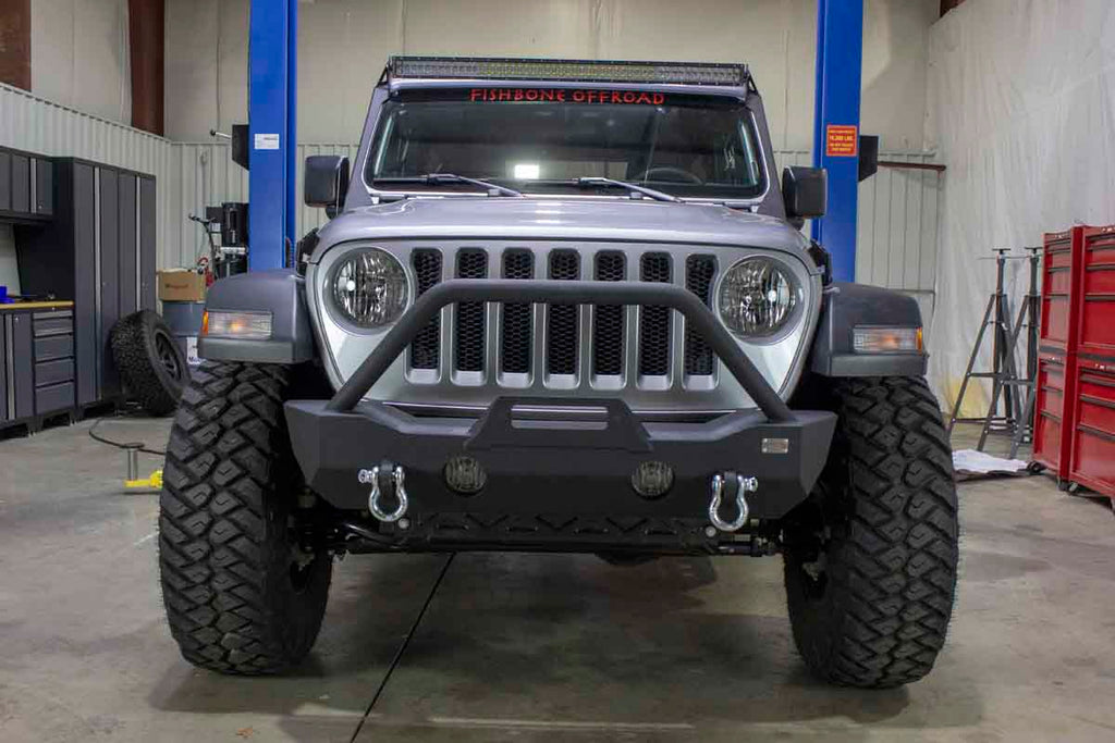 Fishbone Offroad Mako Front Bumper for 2018 & Up Jeep Wrangler/Gladiator FB22090