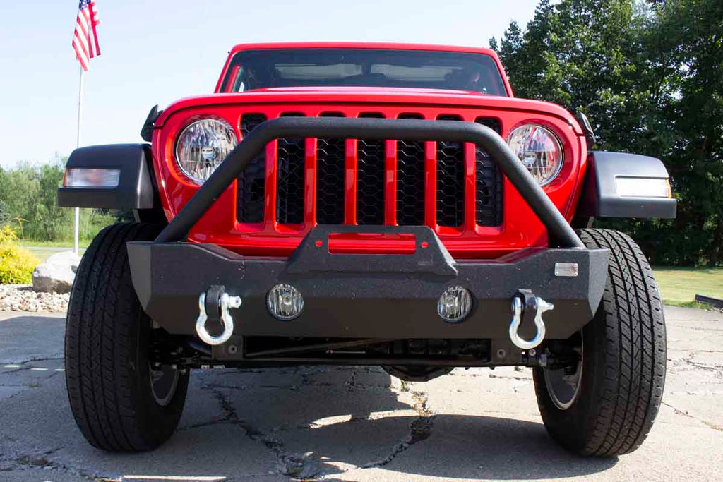 Fishbone Offroad Mako Front Bumper for 2018 & Up Jeep Wrangler/Gladiator FB22090