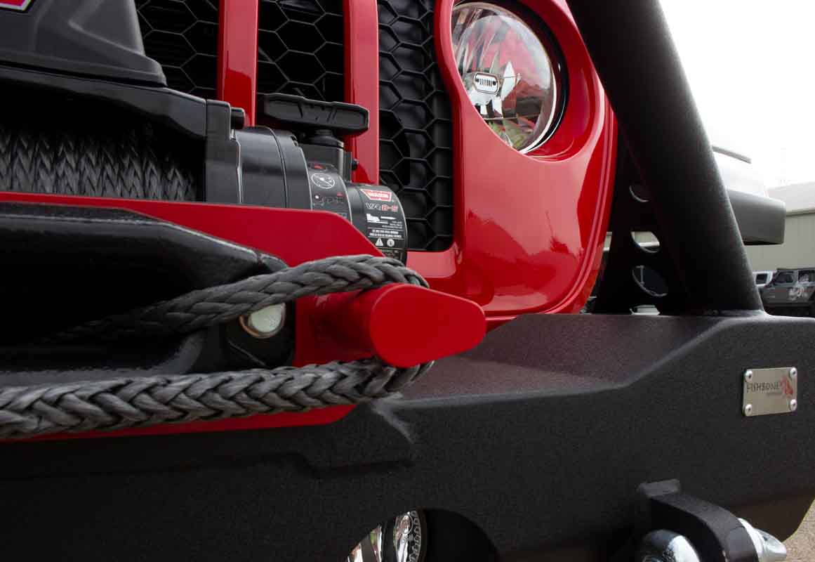 Fishbone Offroad Mako Front Bumper for 2018 & Up Jeep Wrangler/Gladiator FB22090