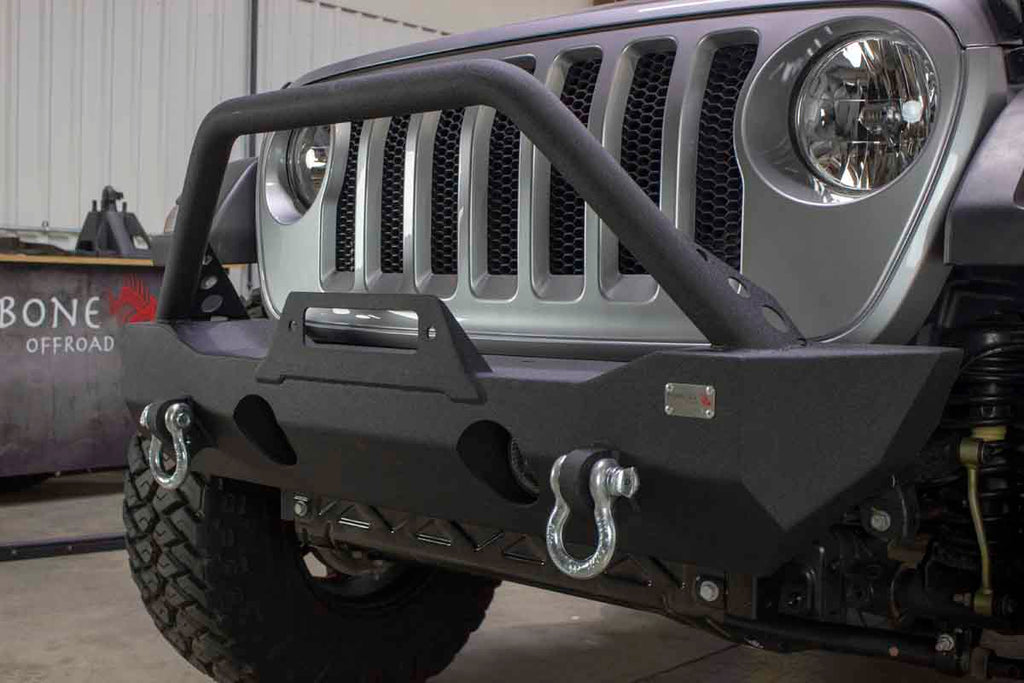 Fishbone Offroad Mako Front Bumper for 2018 & Up Jeep Wrangler/Gladiator FB22090