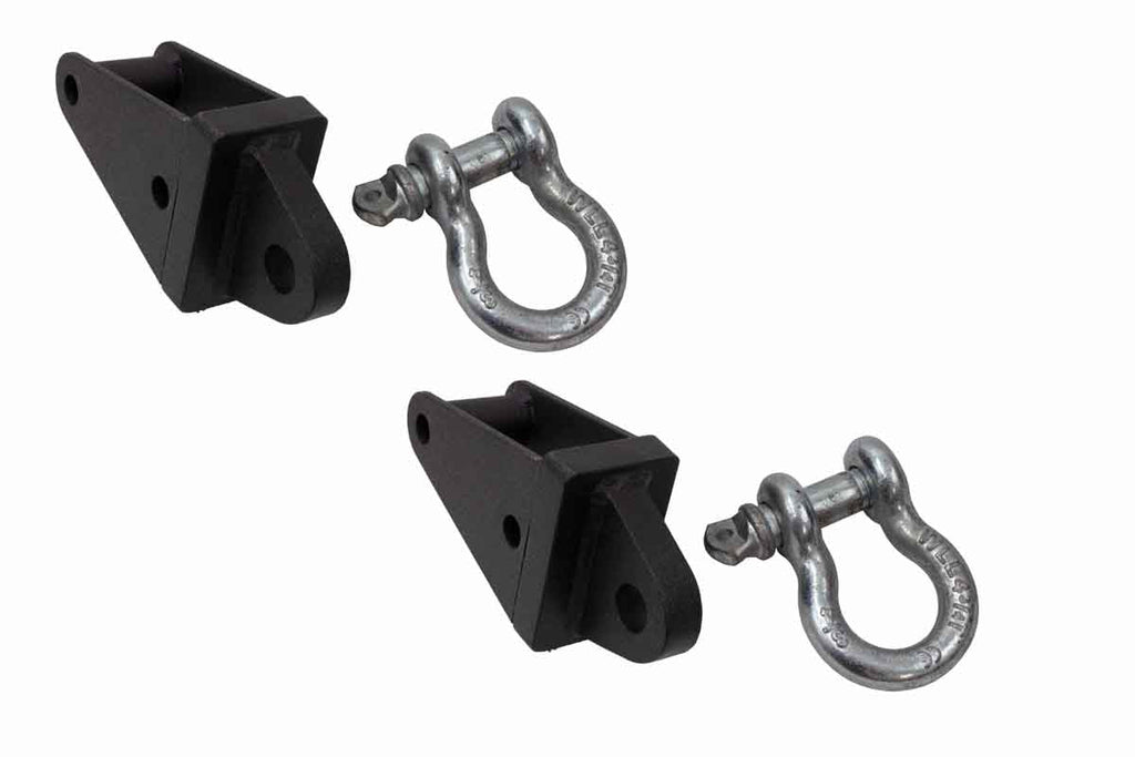 Fishbone Offroad Rear D-Ring Frame Mounts for 2007-2018 Jeep Wrangler FB22136