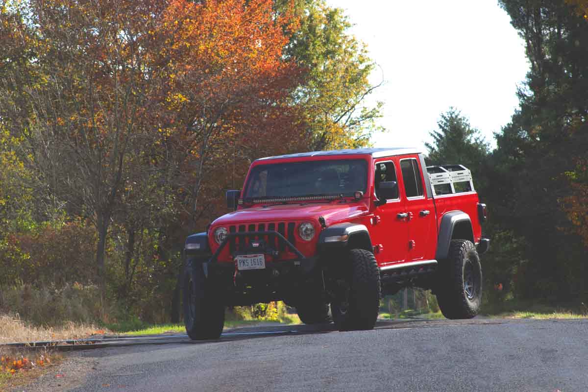 Fishbone Offroad Half Height Truck Bed Rack for 2020 & Up Jeep Gladiator FB22150