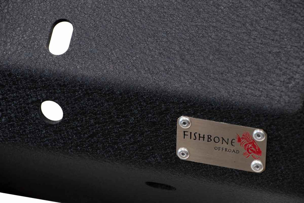 Fishbone Offroad Front Stubby Winch Bumper for 2018 & Up Jeep Wrangler/Gladiator FB22178