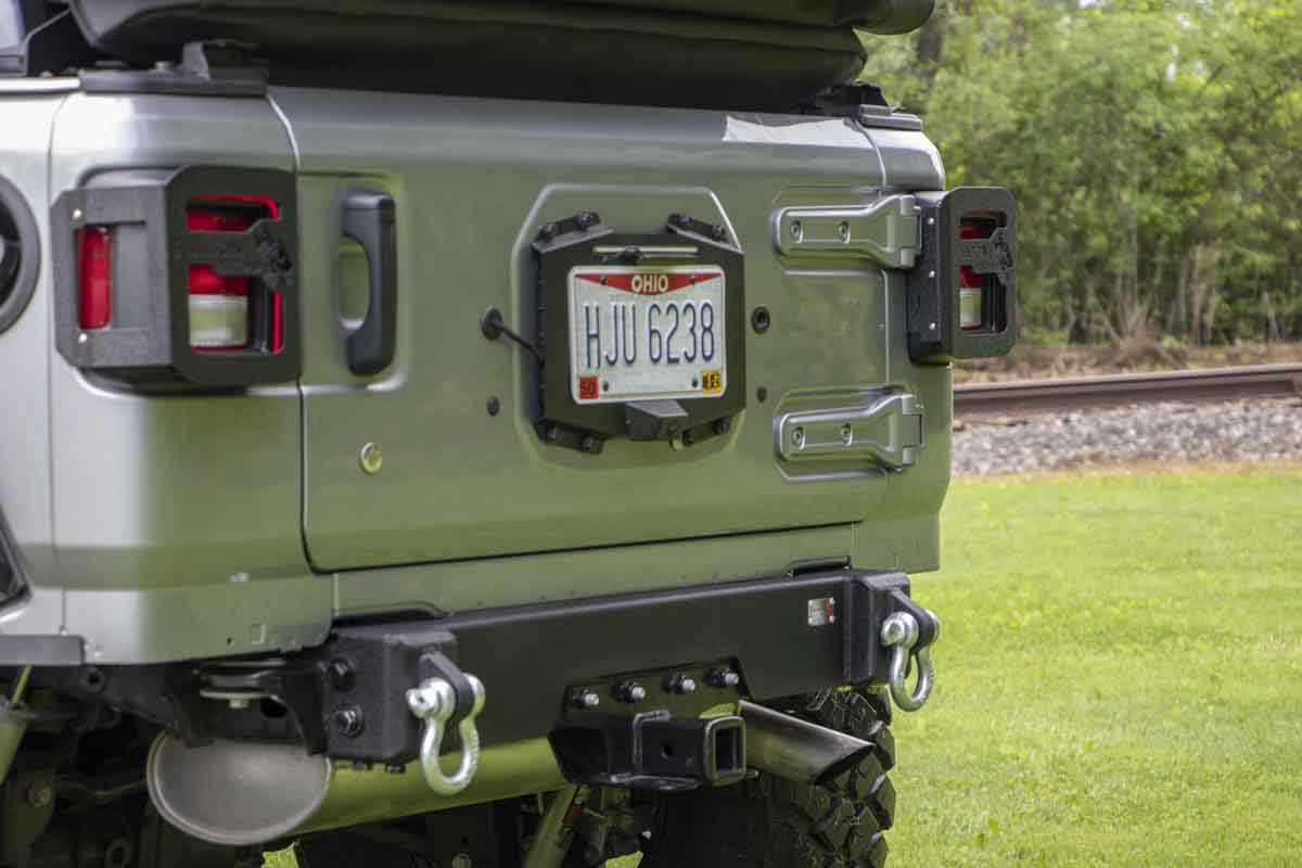 Fishbone Offroad Rear Bumper Delete for 2018-Up Jeep Wrangler FB22179