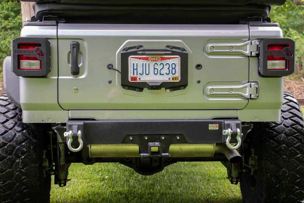Fishbone Offroad Rear Bumper Delete for 2018-Up Jeep Wrangler FB22179