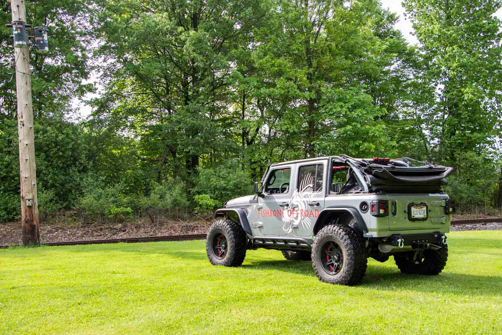Fishbone Offroad Rear Bumper Delete for 2018-Up Jeep Wrangler FB22179