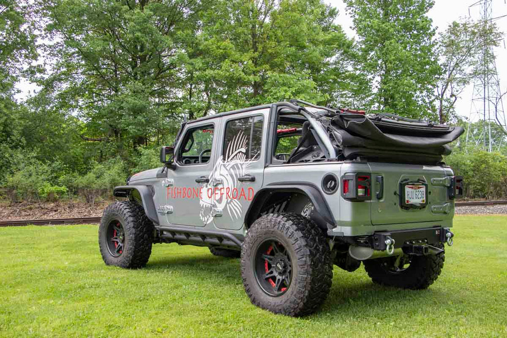 Fishbone Offroad Rear Bumper Delete for 2018-Up Jeep Wrangler FB22179
