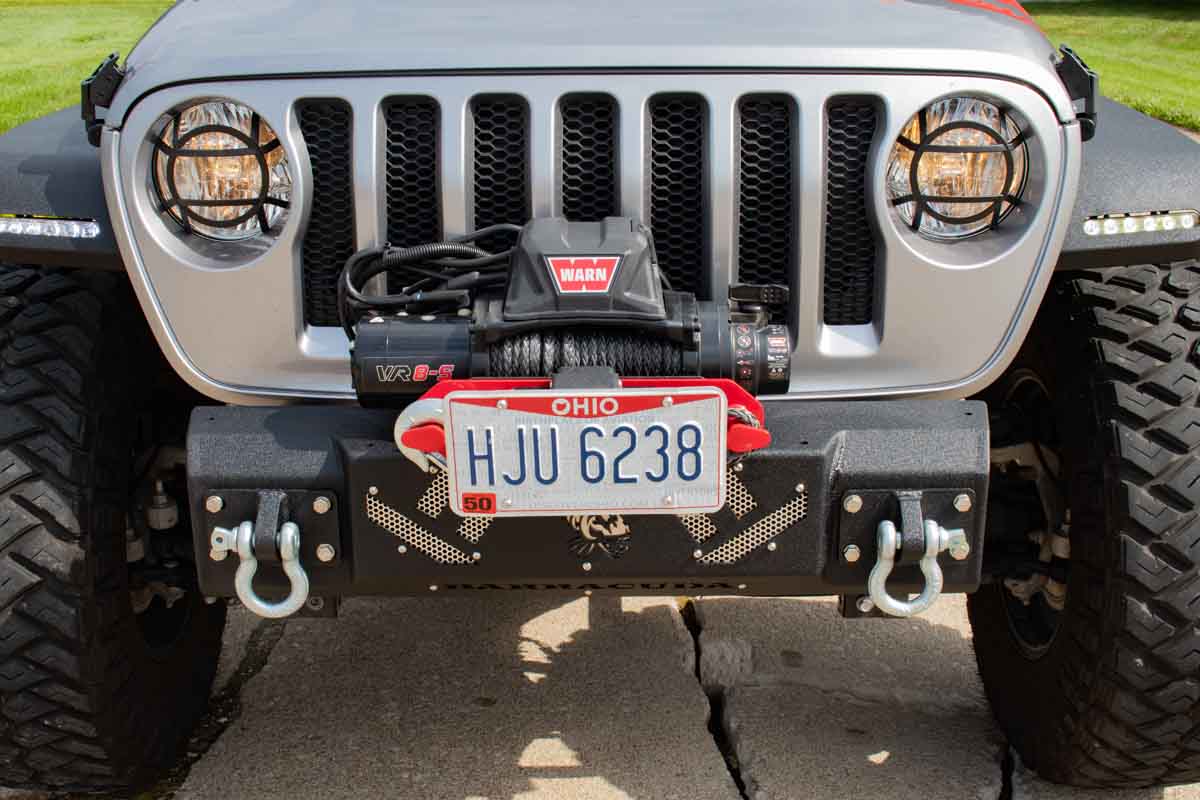 Fishbone Offroad Barracuda Modular Front Bumper For 2007 & Up Jeep Wrangler & 2020-Current Jeep Gladiator FB22341